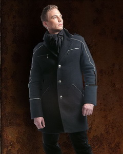 Пальто мужское в стиле милитари